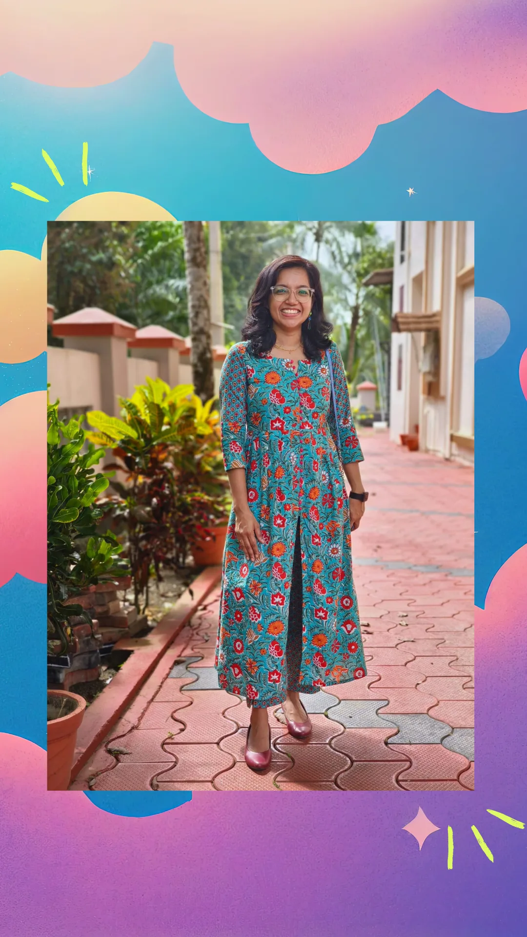 Customer wearing Zerah Designs