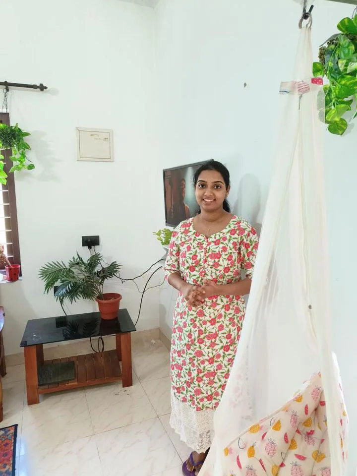 Customer wearing Zerah Designs