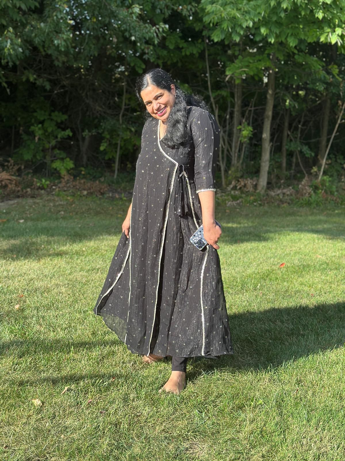 Customer wearing Zerah Designs