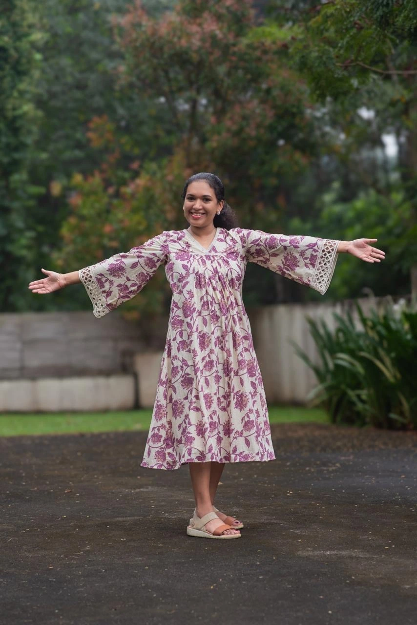 Rini wearing Zerah Designs