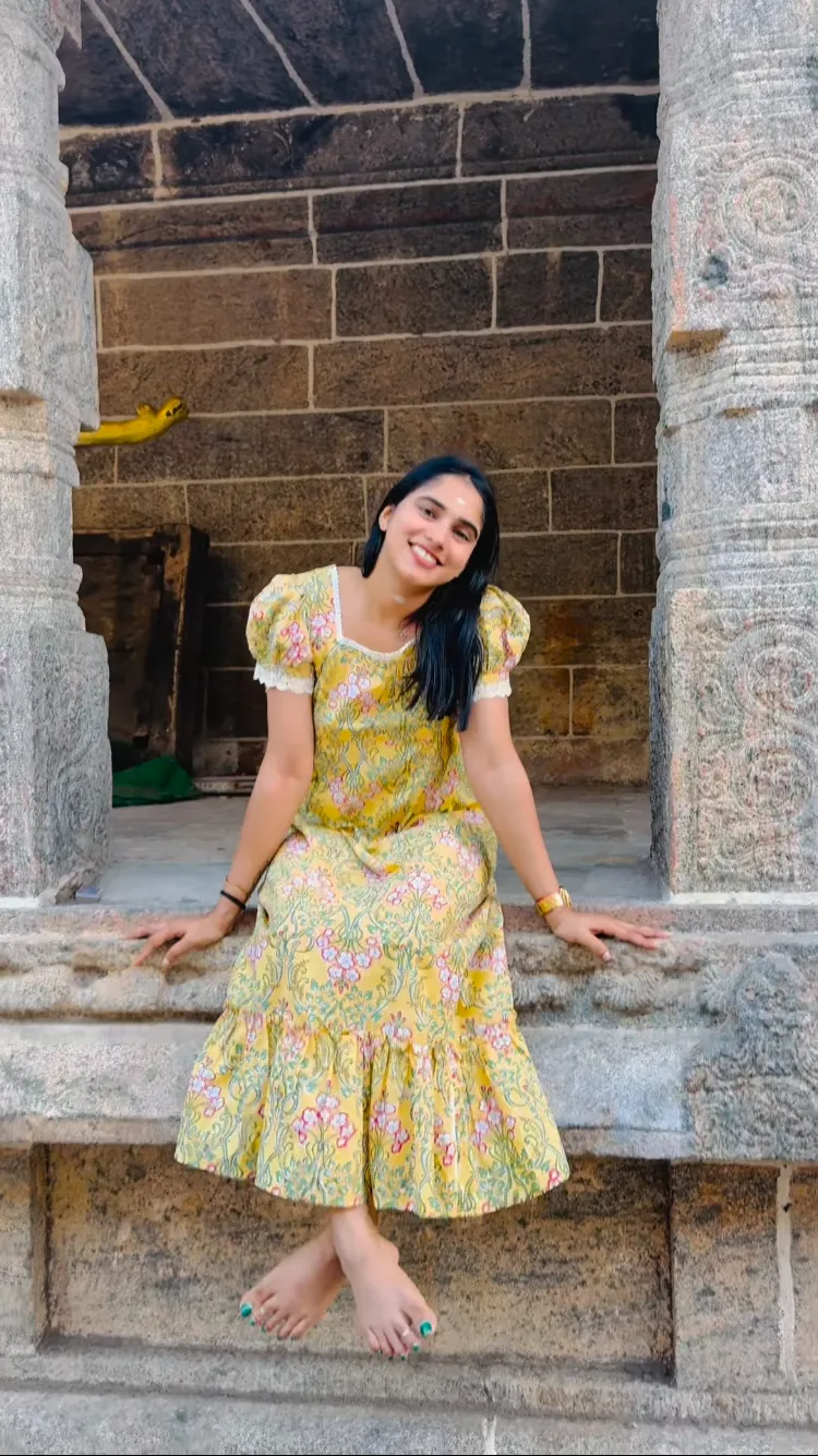 Varsha Ramesh wearing Zerah Designs